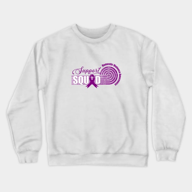 Domestic Violence Awareness Crewneck Sweatshirt by DesignerDeskStd